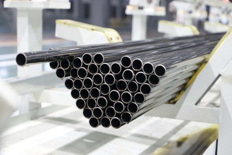 Dettaglio di materiali e macchinari industriali
